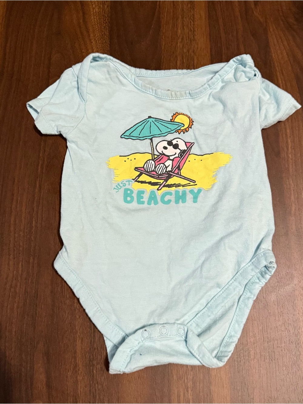 ✨2/$6✨ Baby girl snoopy peanuts onesie